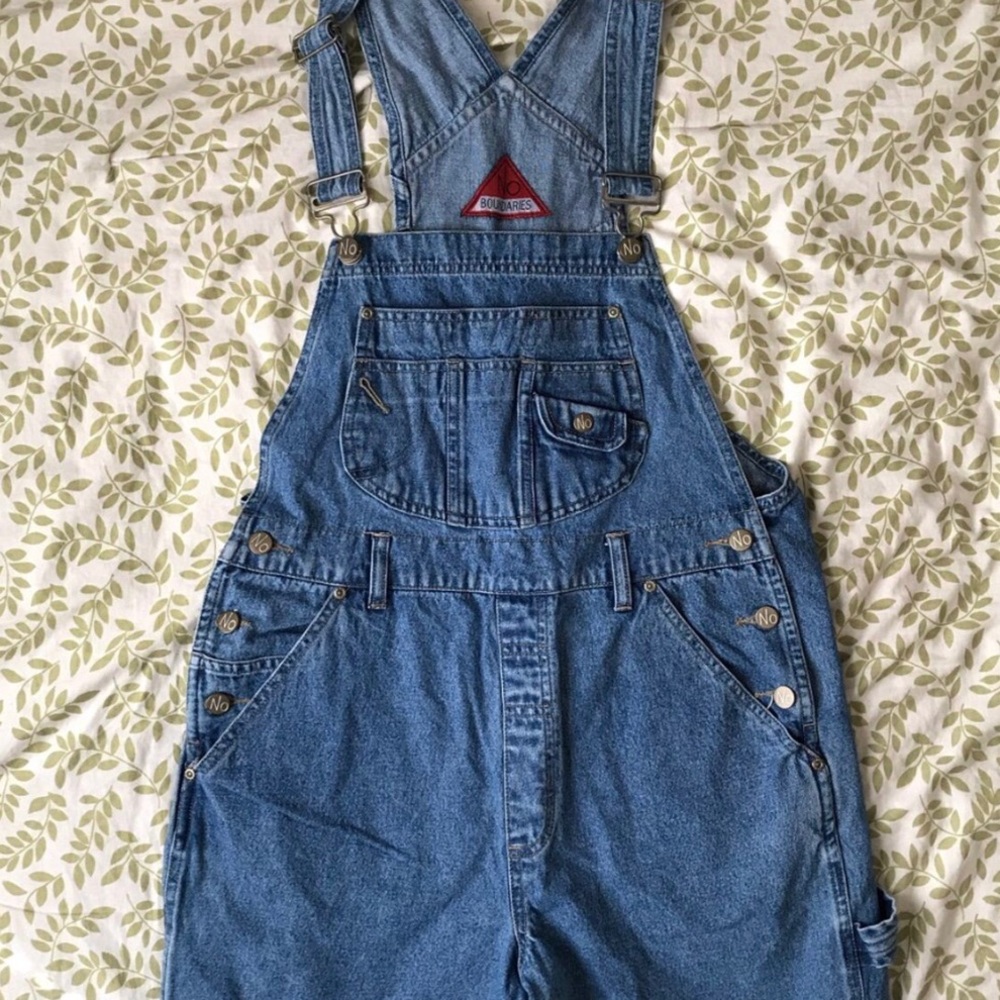 No Boundaries Light Denim Overalls